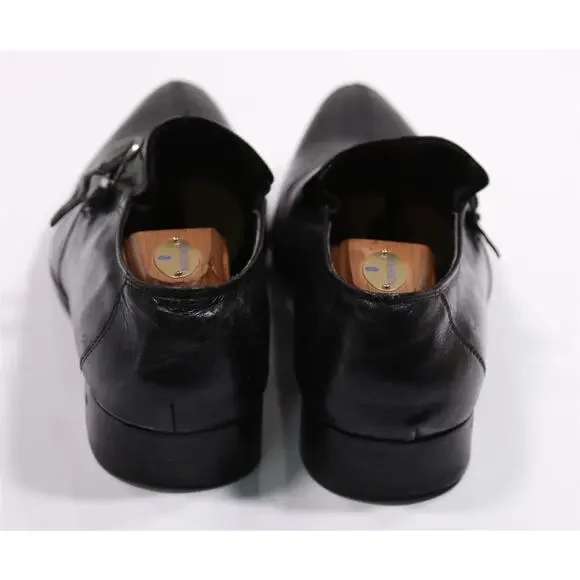 JM Weston Black Leather Point Toe Buckle Dress Shoes Eu 45 - US 12 JM Weston Black Leather Point Toe Buckle Dress Shoes Eu 45  main image 2